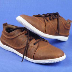 Stylish Brown Leather Casual Shoes